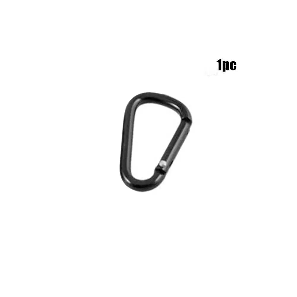 2/5/10pcs Multifunctional Alloy Aluminum Spring Hook Carabiner Camping Equipment Survival Gear Outdoor Mountaineering Travel Ki himalipasal