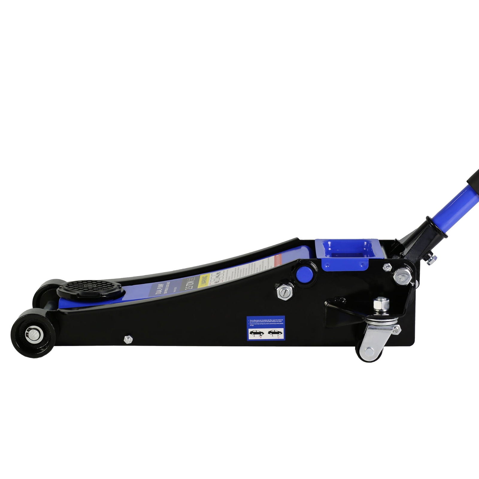 2.5 Ton Low Profile Floor Jack, Steel Racing Floor Jack with Dual Pistons Quick Lift Pump, Hydraulic floor jack Lifting range 3.5"-19.5" himalipasal