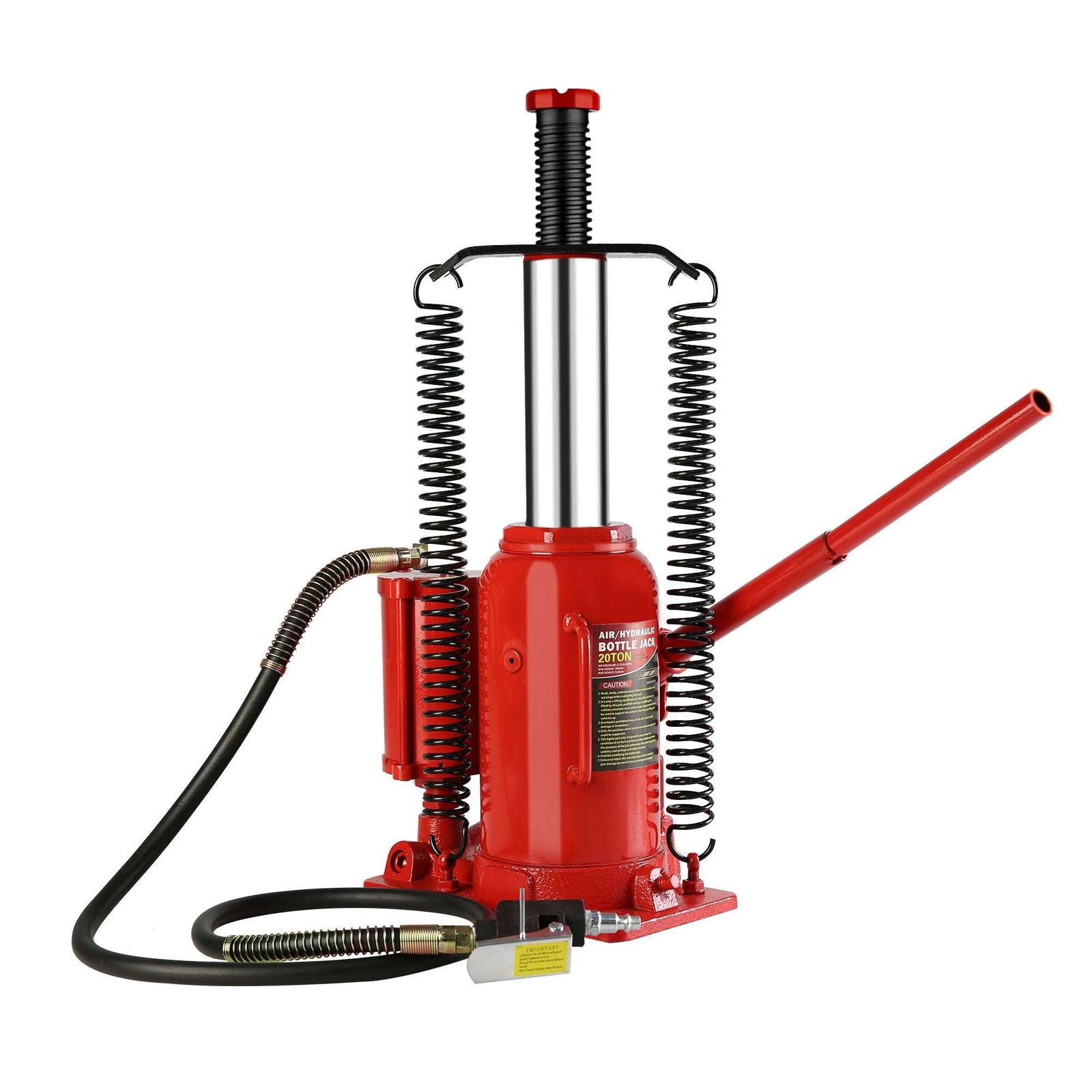 20 Ton Air Hydraulic Bottle Jack, with Manual Hand Pump Used for The Maintenance of Automobiles, Agricultural Vehicles, Heavy Trucks, Mobile Machinery, and Heavy Equipment himalipasal