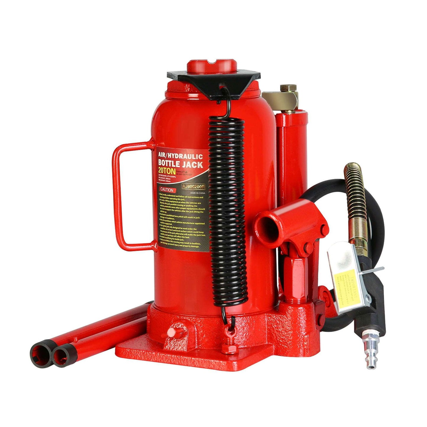 20 Ton Air Hydraulic Bottle Jack, with Manual Hand Pump Used for The Maintenance of Automobiles, Agricultural Vehicles, Heavy Trucks, Mobile Machinery, and Heavy Equipment himalipasal