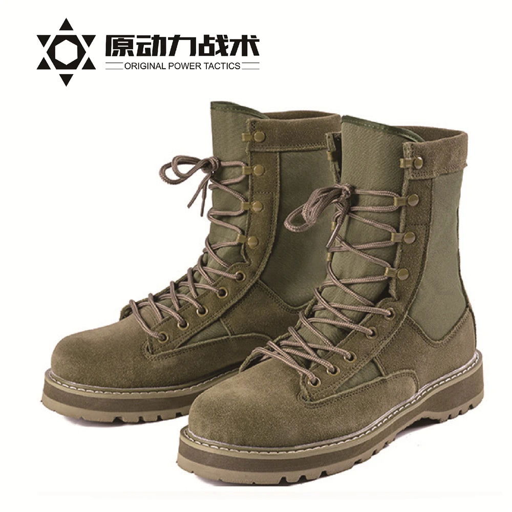 2024 Original Product US Army Sand Battle Desert Summer Air Vent Army Mountaineering Boots Special Commando men himalipasal