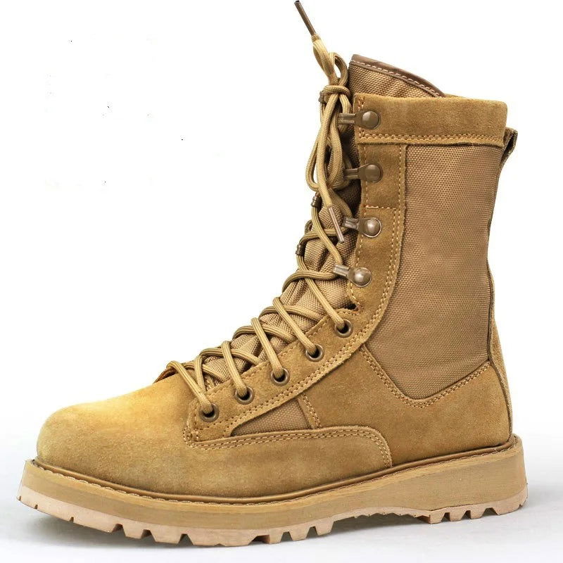 2024 Original Product US Army Sand Battle Desert Summer Air Vent Army Mountaineering Boots Special Commando men himalipasal