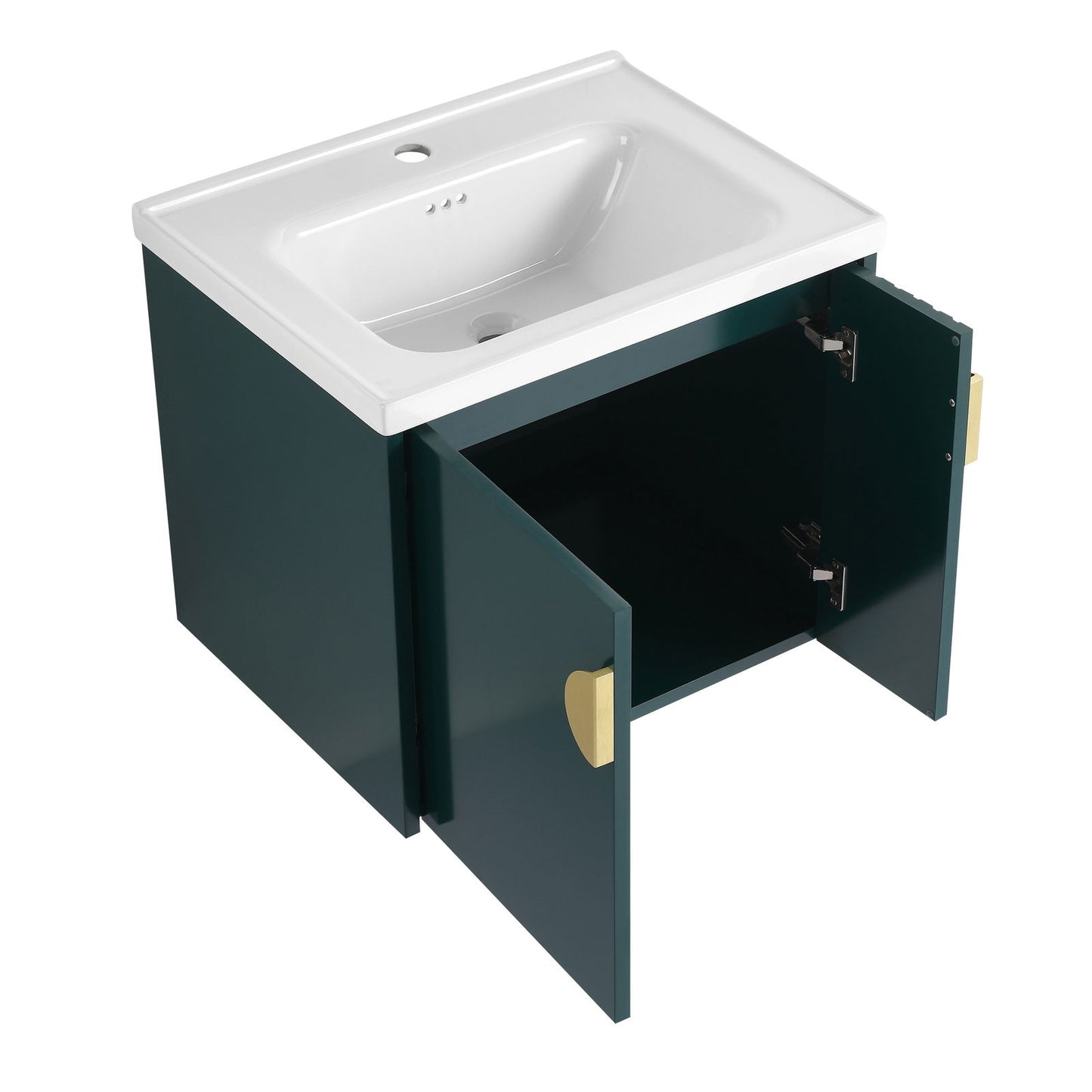 24 Inch Bathroom Vanity with Sink, For Small Bathroom, Bathroom Vanity with Soft Close Door himalipasal