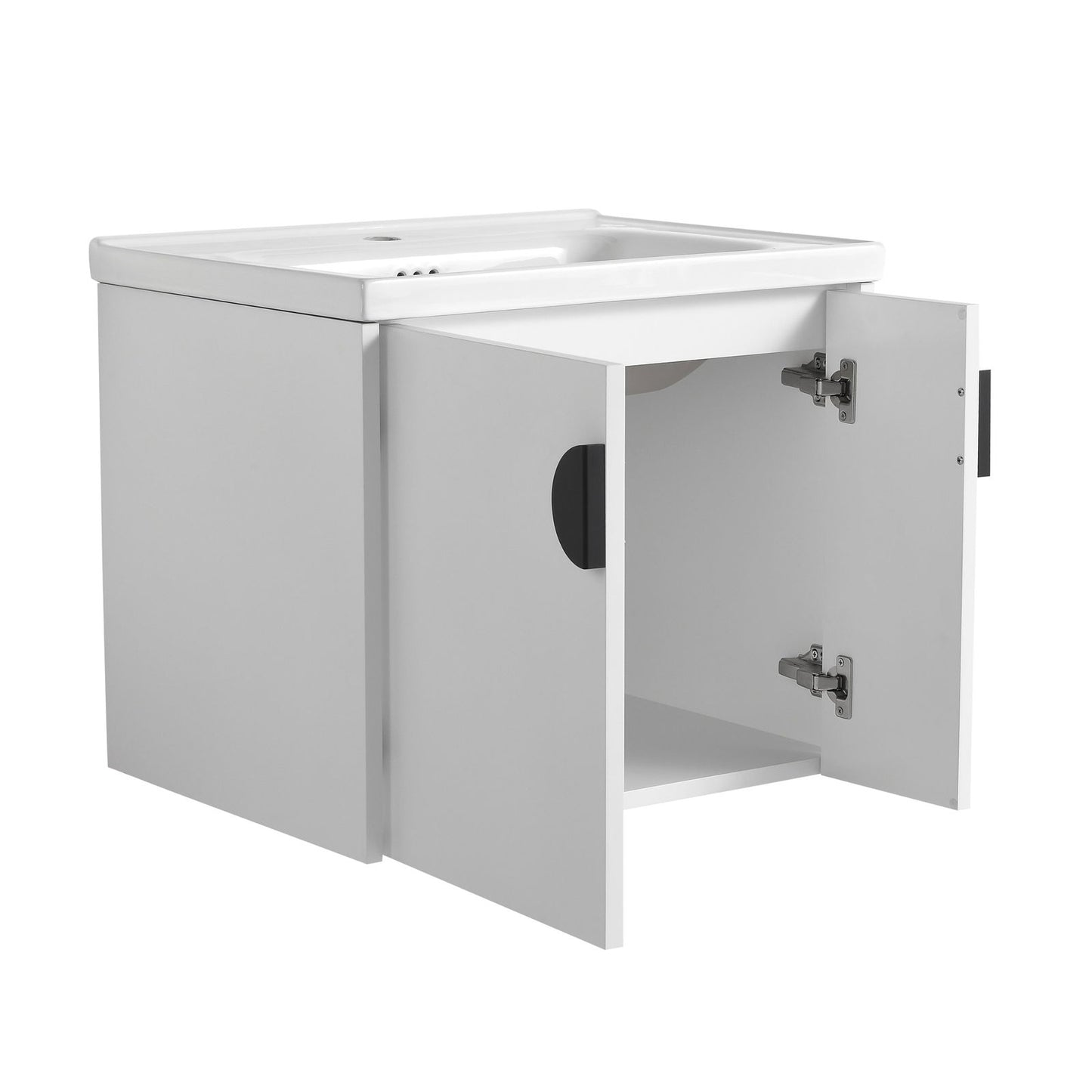 24 Inch Bathroom Vanity with Sink, For Small Bathroom, Bathroom Vanity with Soft Close Door himalipasal