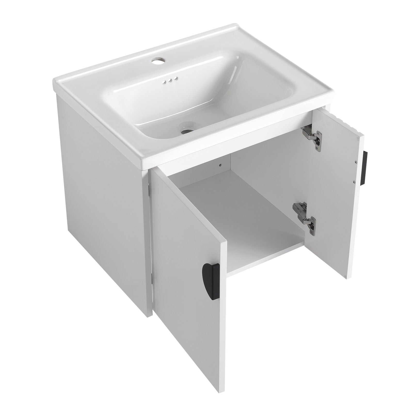 24 Inch Bathroom Vanity with Sink, For Small Bathroom, Bathroom Vanity with Soft Close Door himalipasal