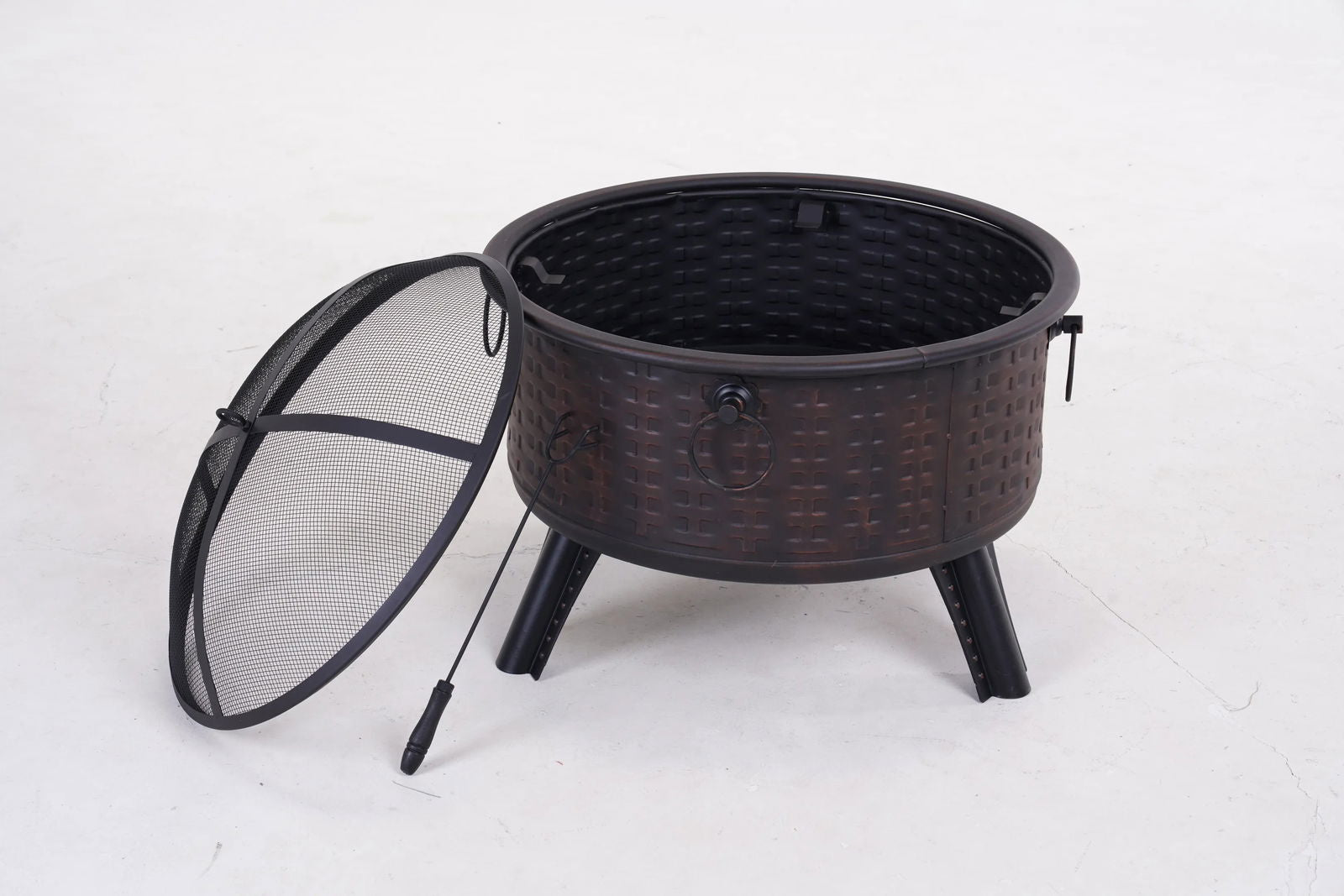 26'' Fire Pit Wood Burning Fire Pit For Outdoor himalipasal