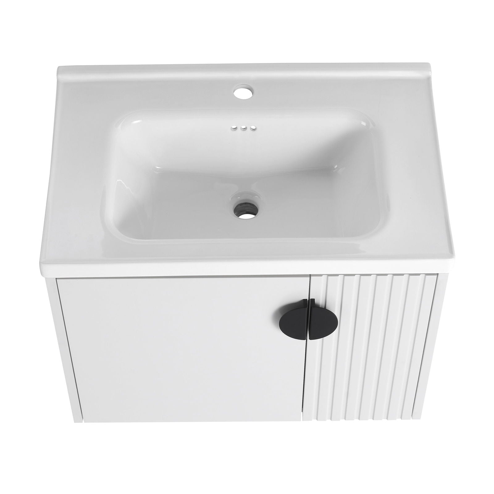 28 Inch Bathroom Vanity with Ceramic Sink, For Small Bathroom, Bathroom Vanity with Soft Close Door himalipasal