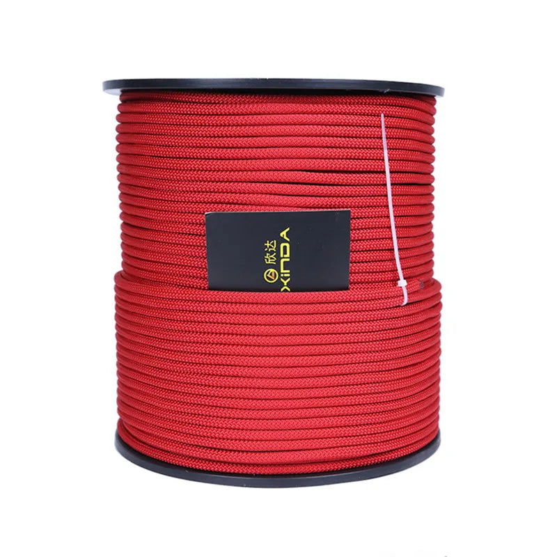 30/50 outdoor static rope 6mm6 core climbing auxiliary rope climbing survival rope grab knot rope umbrella rope equipment himalipasal