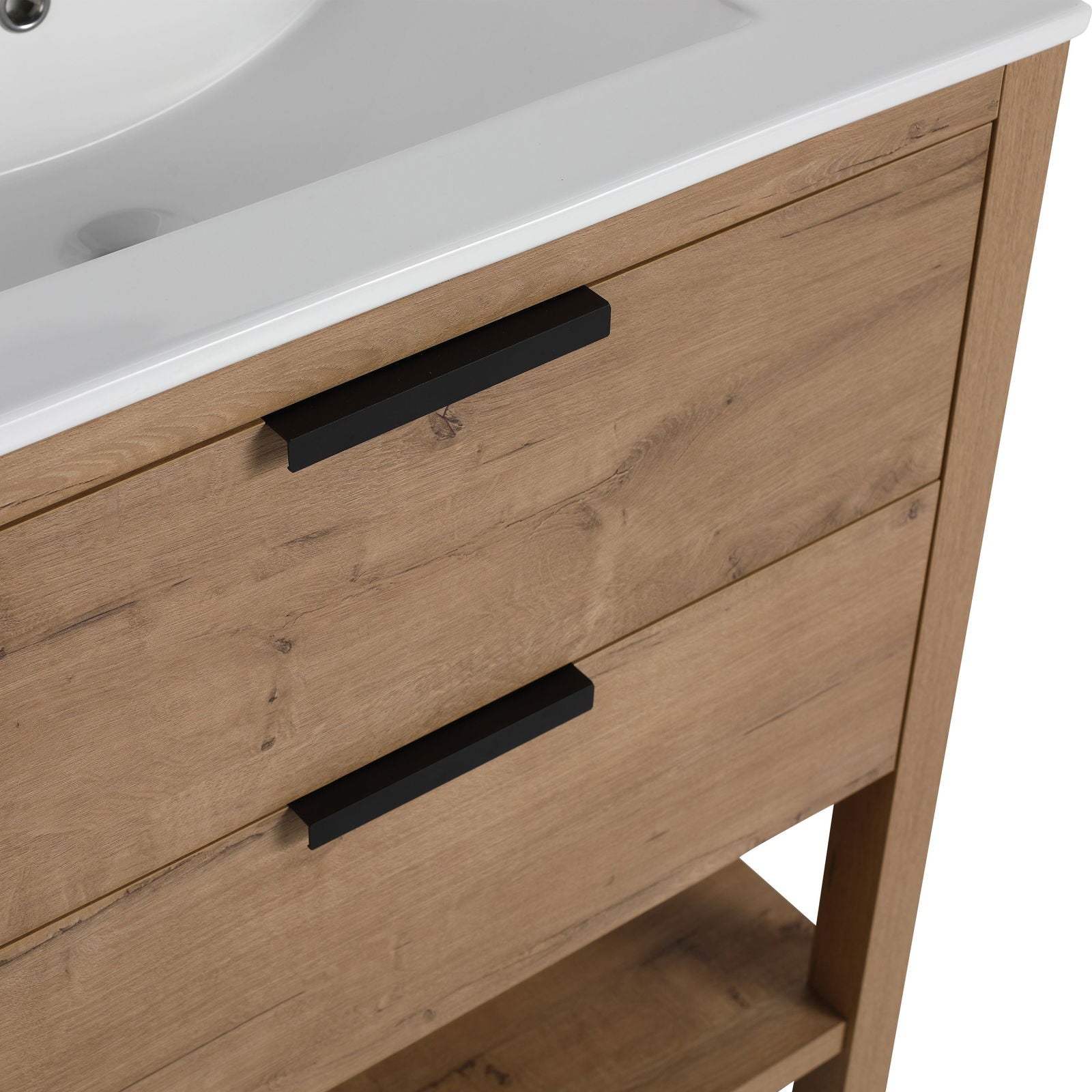 30 Inch Bathroom Vanity Plywood With 2 Drawers-BVB01030IMO-BL9075B himalipasal