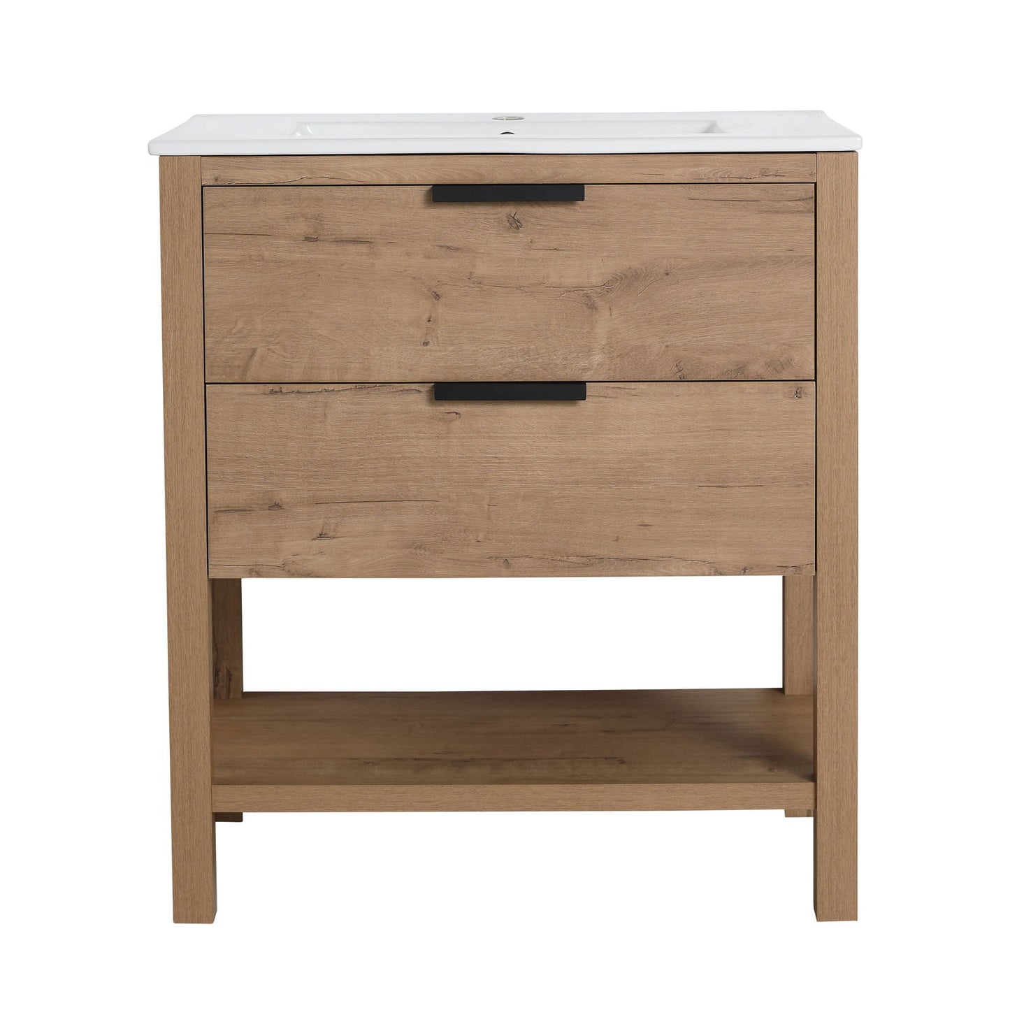 30 Inch Bathroom Vanity Plywood With 2 Drawers-BVB01030IMO-BL9075B himalipasal