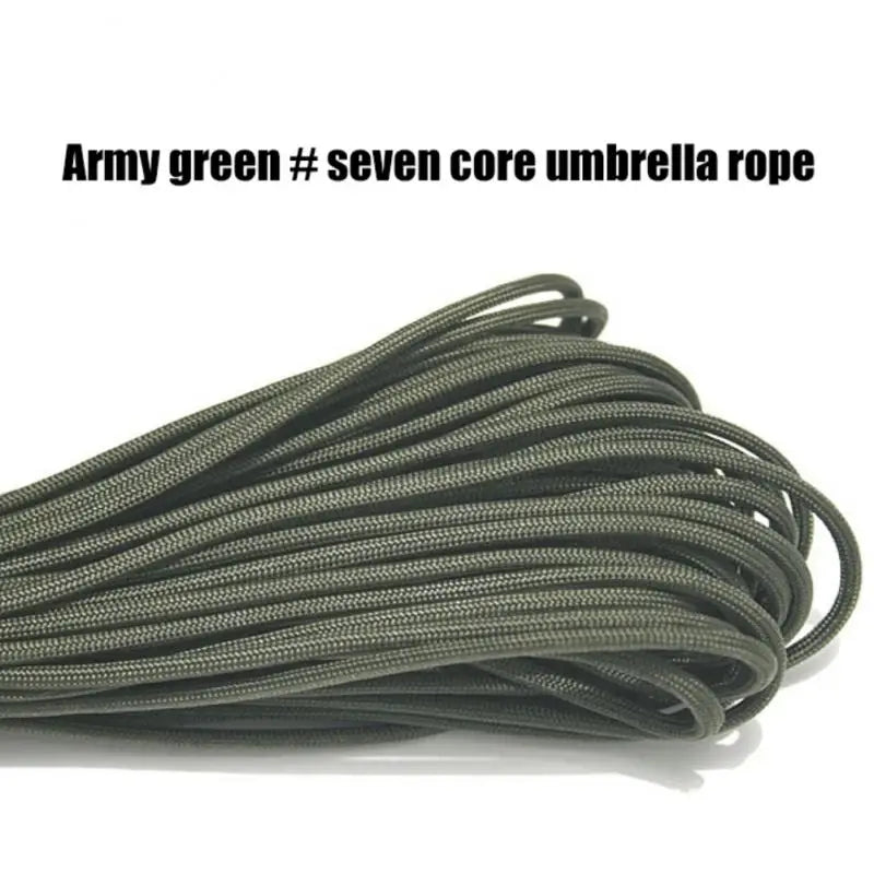 31M Seven-core Camping Rope Maximum Tension 190kg Outdoor Mountaineering Rope Emergency Rescue Rope Kit For Outdoor Survival himalipasal