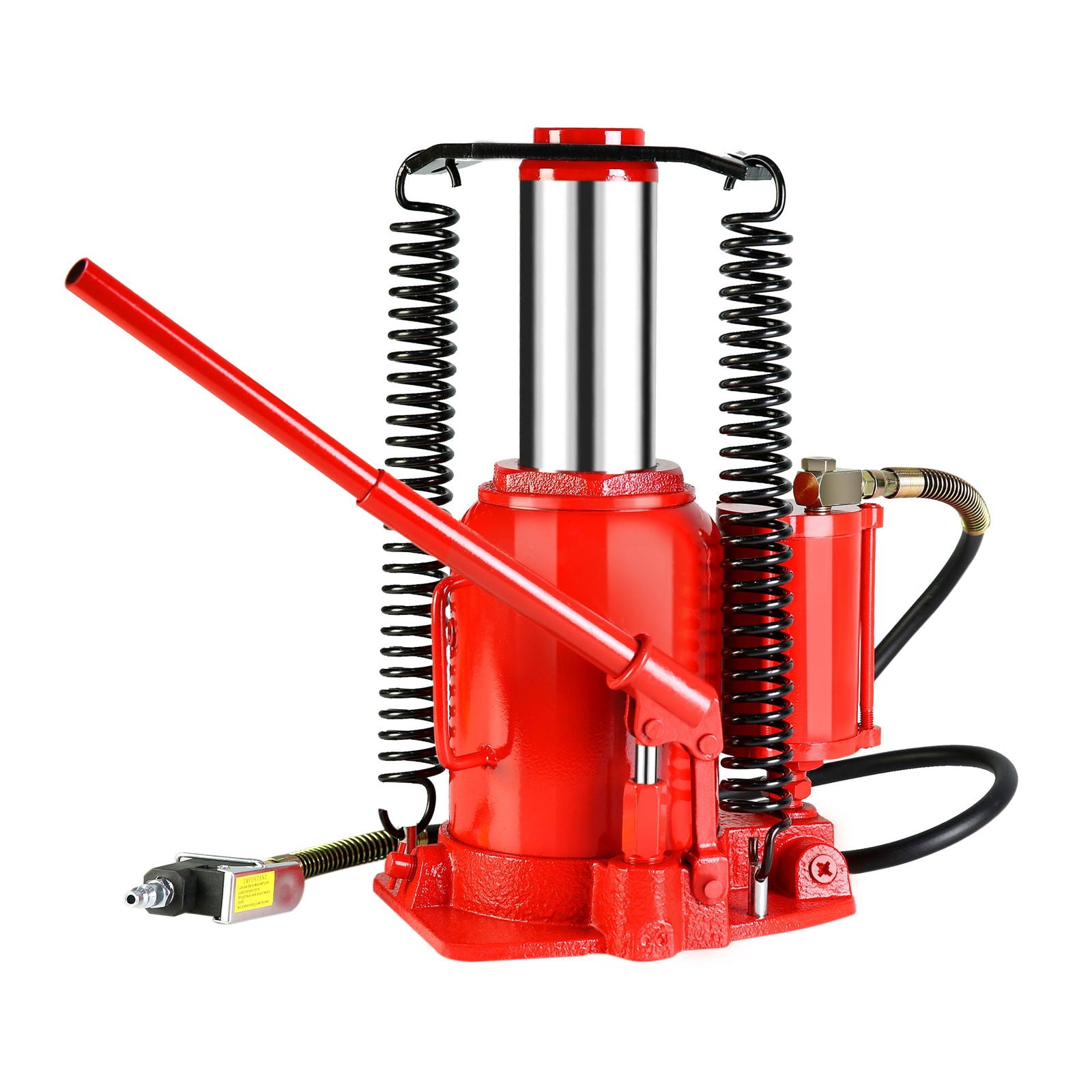 32-Ton Hydraulic Bottle Jack Air-Operated Bottle Jack Lift Portable Low Profile Manual Jack Air Jack with Handle himalipasal