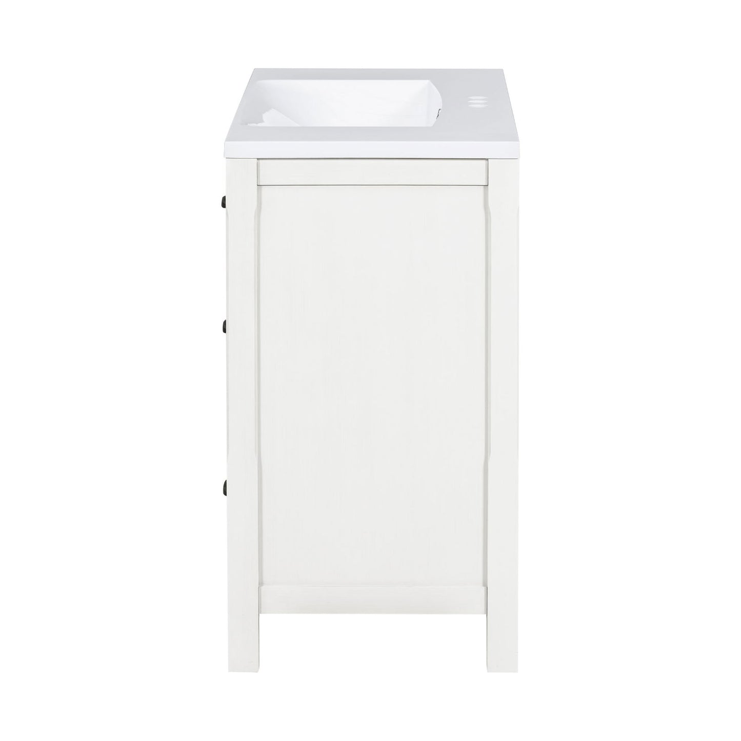 36''Bathroom Vanity with Undermount Sink,Modern Bathroom Storage Cabinet with 2 Drawers and 2 Cabinets,Solid Wood Frame Bathroom Cabinet himalipasal