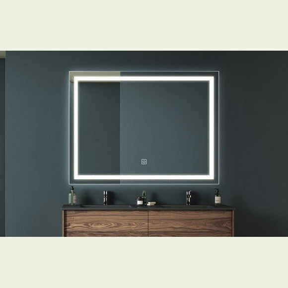 36" X 28" LED Vanity Mirror with Dimmable Touch & Wall Switch Control, Anti-Fog, CRI 90, Adjustable 3000K-6000K, IP54 Waterproof himalipasal