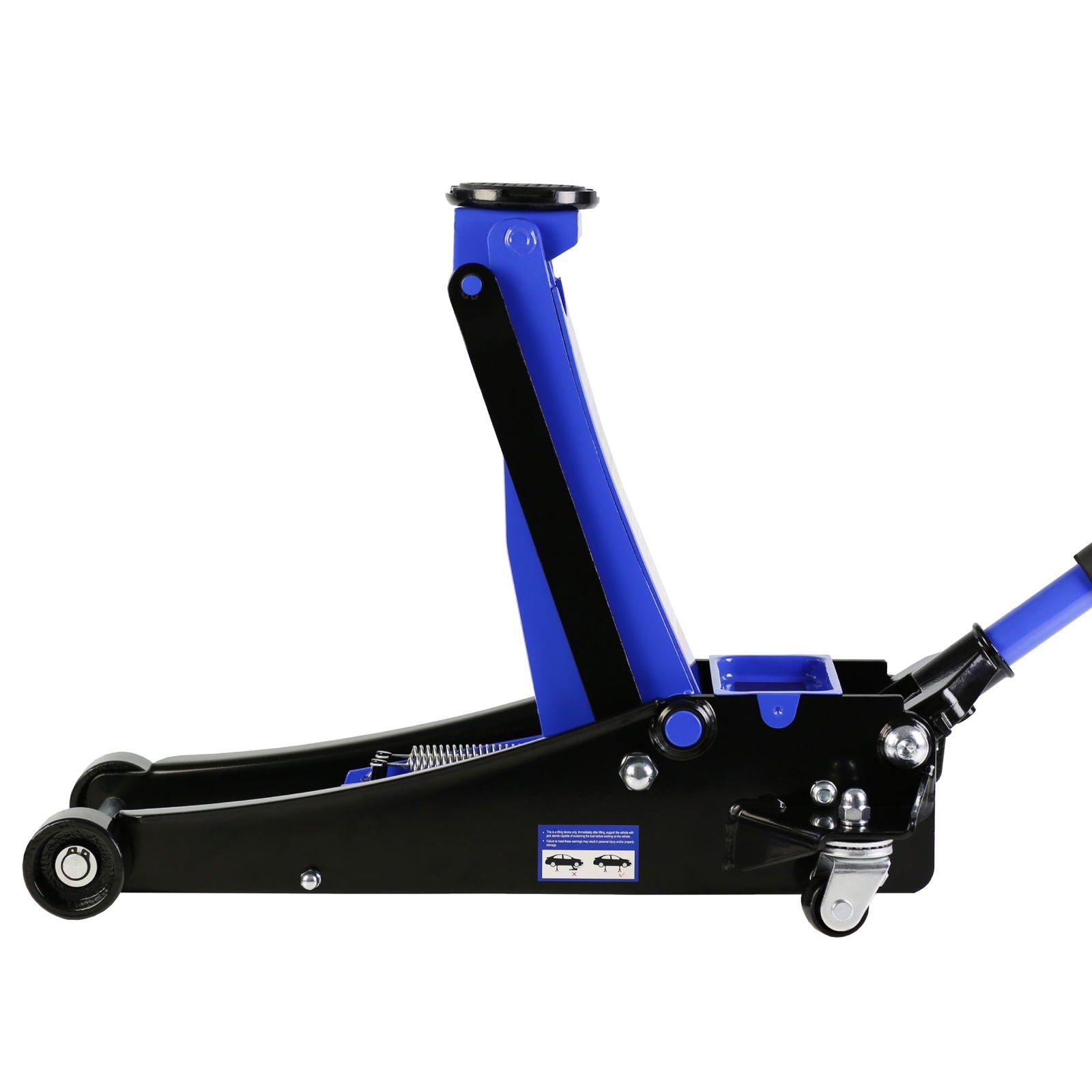 3t Low Profile Jack, Blue and Black, Ultra Low Floor Jack with Dual Pistons Quick Lift Pump, Car Jack Hydraulic AutoLifts for Home Garage, Truck Jack Hydraulic Lifting range 3.3"-19.7" himalipasal