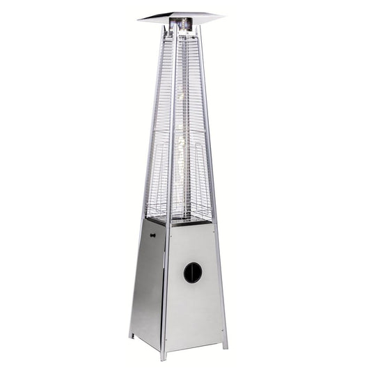 40000BTU Pyramid Propane Patio Heater, Quartz Glass Tube, Stainless steel himalipasal