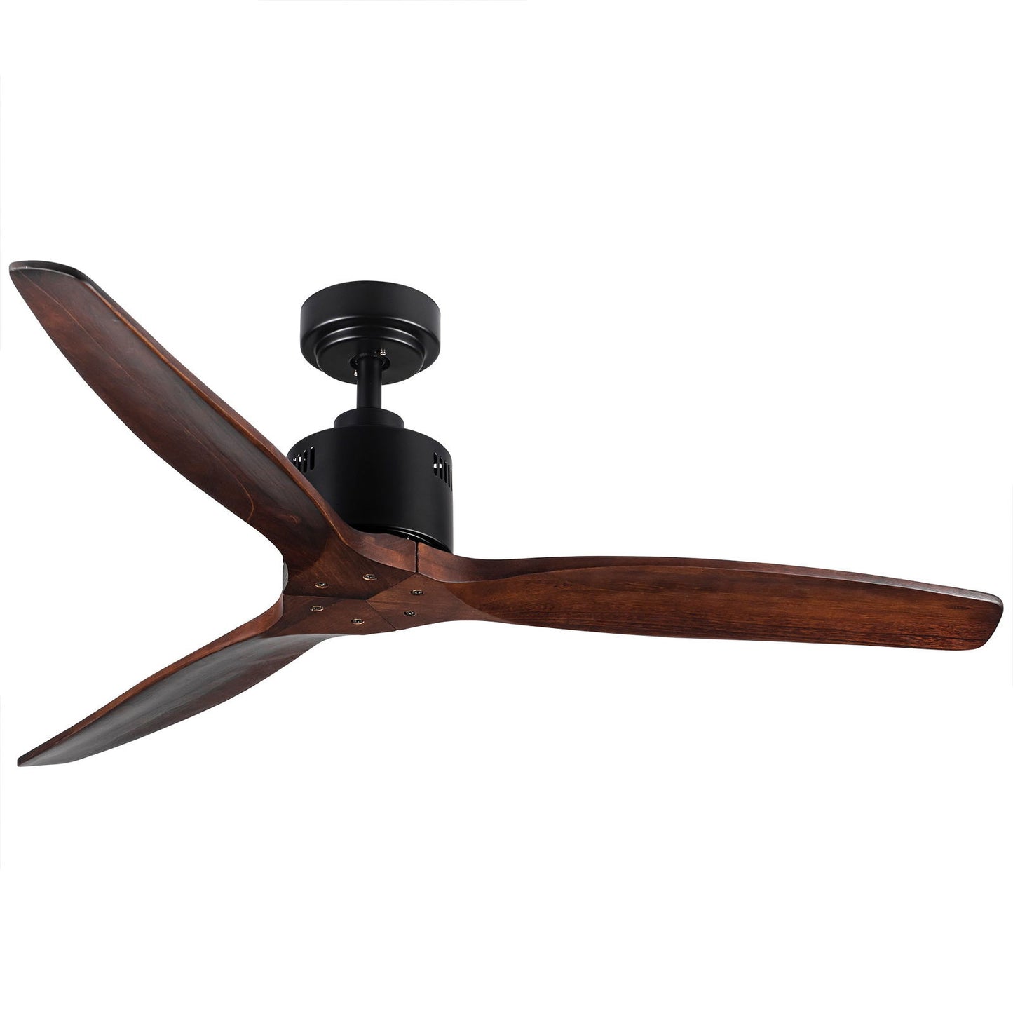 52 Antique Brown Ceiling Fan without Light with Remote Control himalipasal