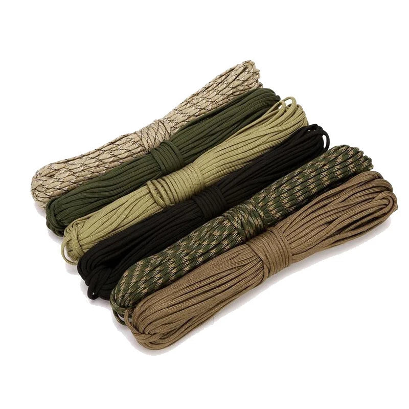 7 Core 4mm Parachute Rope Multifunctional Mountaineering Escape Life-saving Equipment Safety Parachute Rope himalipasal