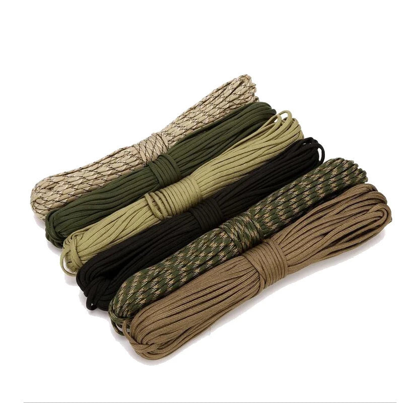 7 Core 4mm Parachute Rope Multifunctional Mountaineering Escape Life-saving Equipment Safety Parachute Rope himalipasal