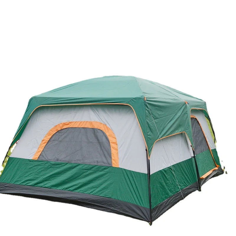 8-10 People Large Camping Tent Waterproof Two Rooms And One Bathroom Large Size Travel Tent Family Outdoor Camping Tent himalipasal