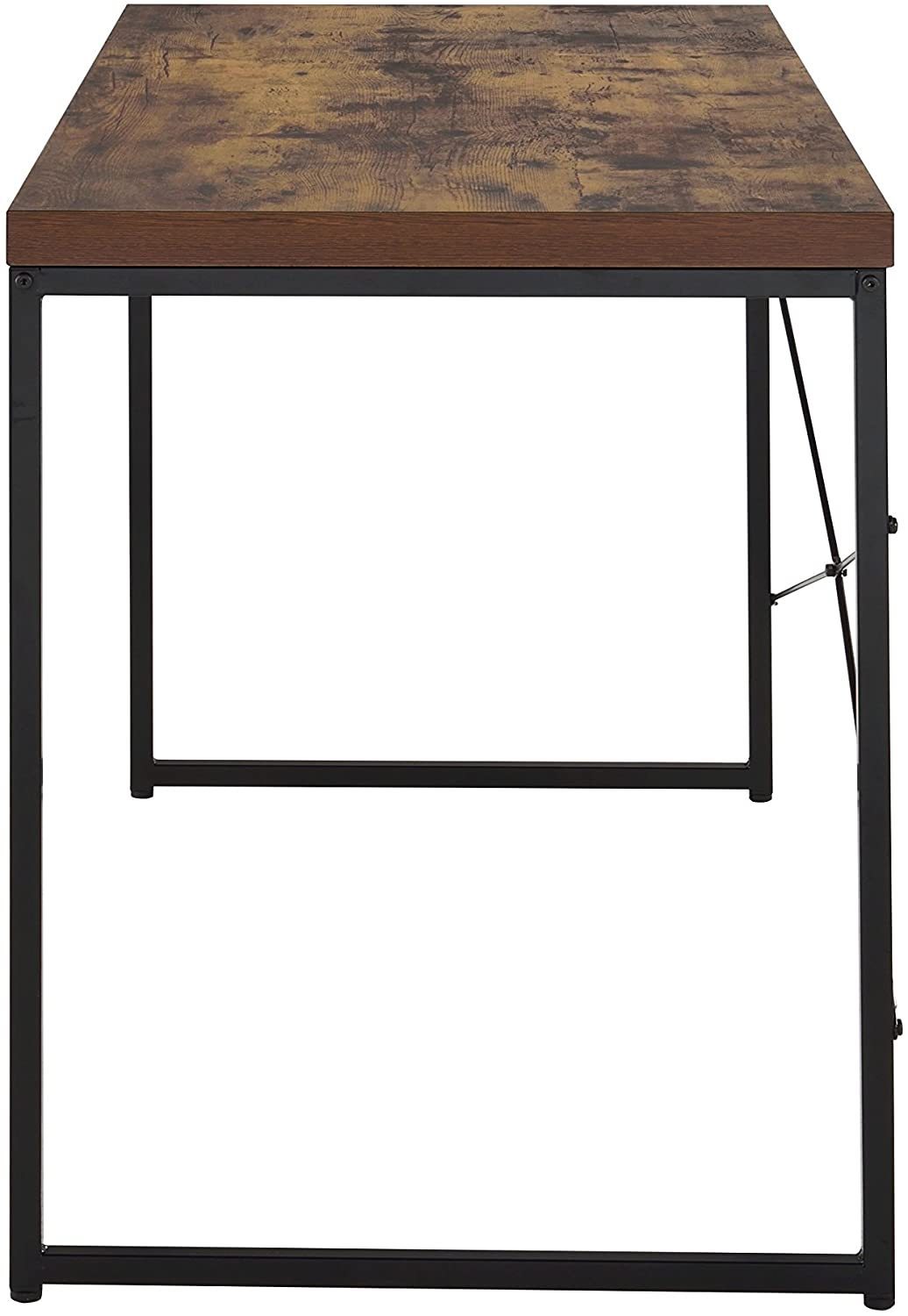 ACME Bob Desk in Weathered Oak & Black 92396 himalipasal