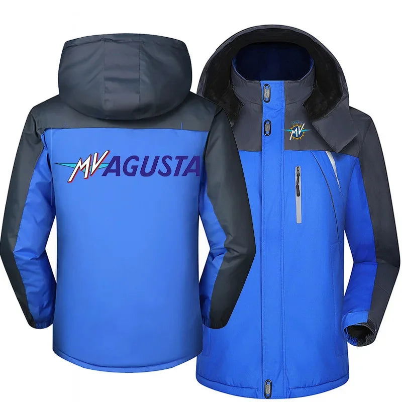 AGUSTA LOGO 2023 Jacket Windbreaker Waterproof Warm Outdoor Cold-Proof Mountaineering Clothing High quality Coats himalipasal