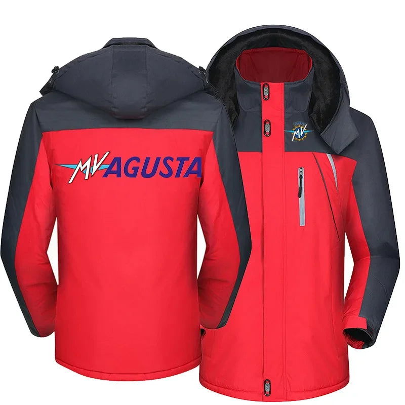 AGUSTA LOGO 2023 Jacket Windbreaker Waterproof Warm Outdoor Cold-Proof Mountaineering Clothing High quality Coats himalipasal