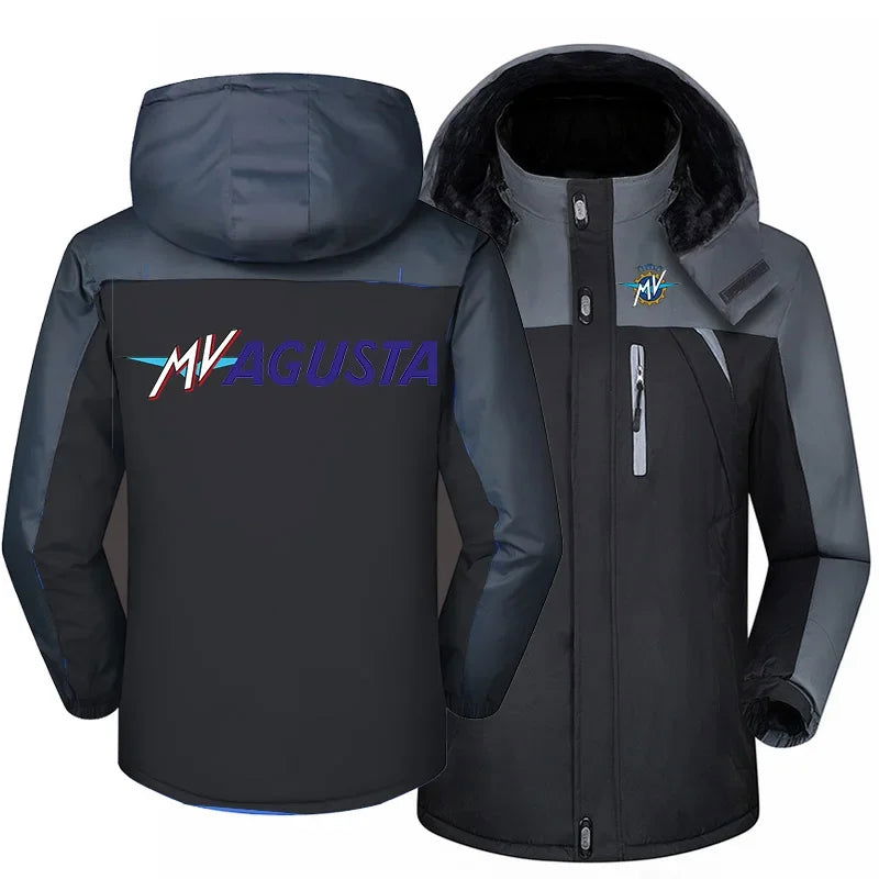 AGUSTA LOGO 2023 Jacket Windbreaker Waterproof Warm Outdoor Cold-Proof Mountaineering Clothing High quality Coats himalipasal