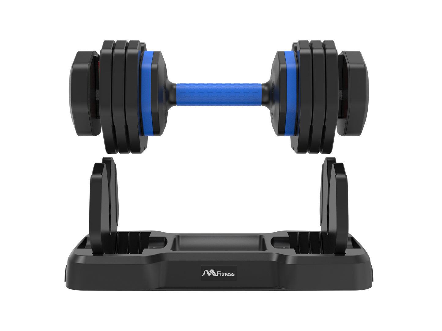 Adjustable Dumbbell - 55lb Single Dumbbell with Anti-Slip Handle, Fast Adjust Weight by Turning Handle with Tray, Exercise Fitness Dumbbell Suitable for Full Body Workout himalipasal