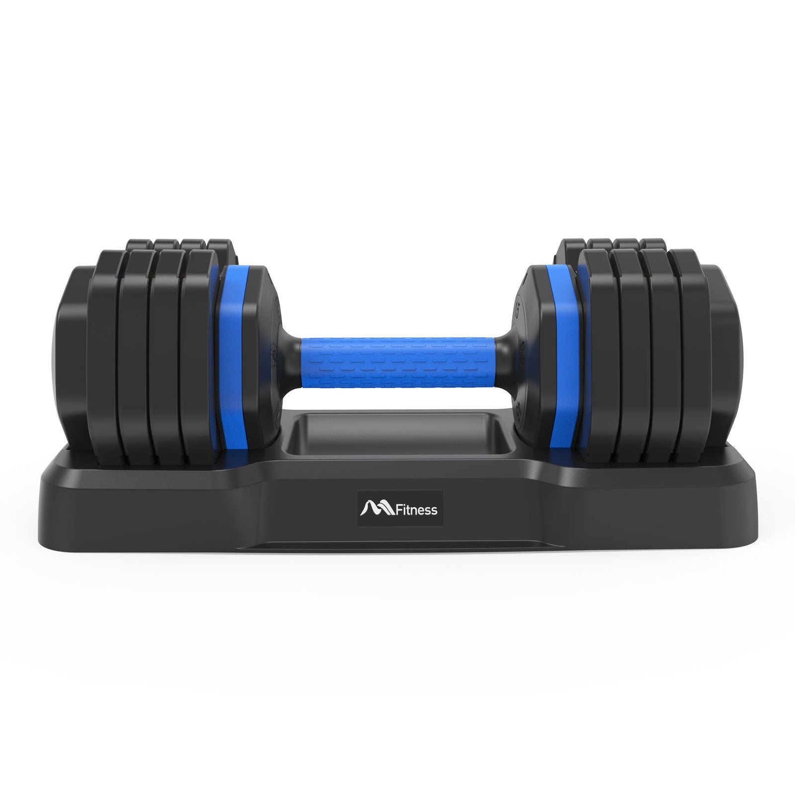 Adjustable Dumbbell - 55lb Single Dumbbell with Anti-Slip Handle, Fast Adjust Weight by Turning Handle with Tray, Exercise Fitness Dumbbell Suitable for Full Body Workout himalipasal