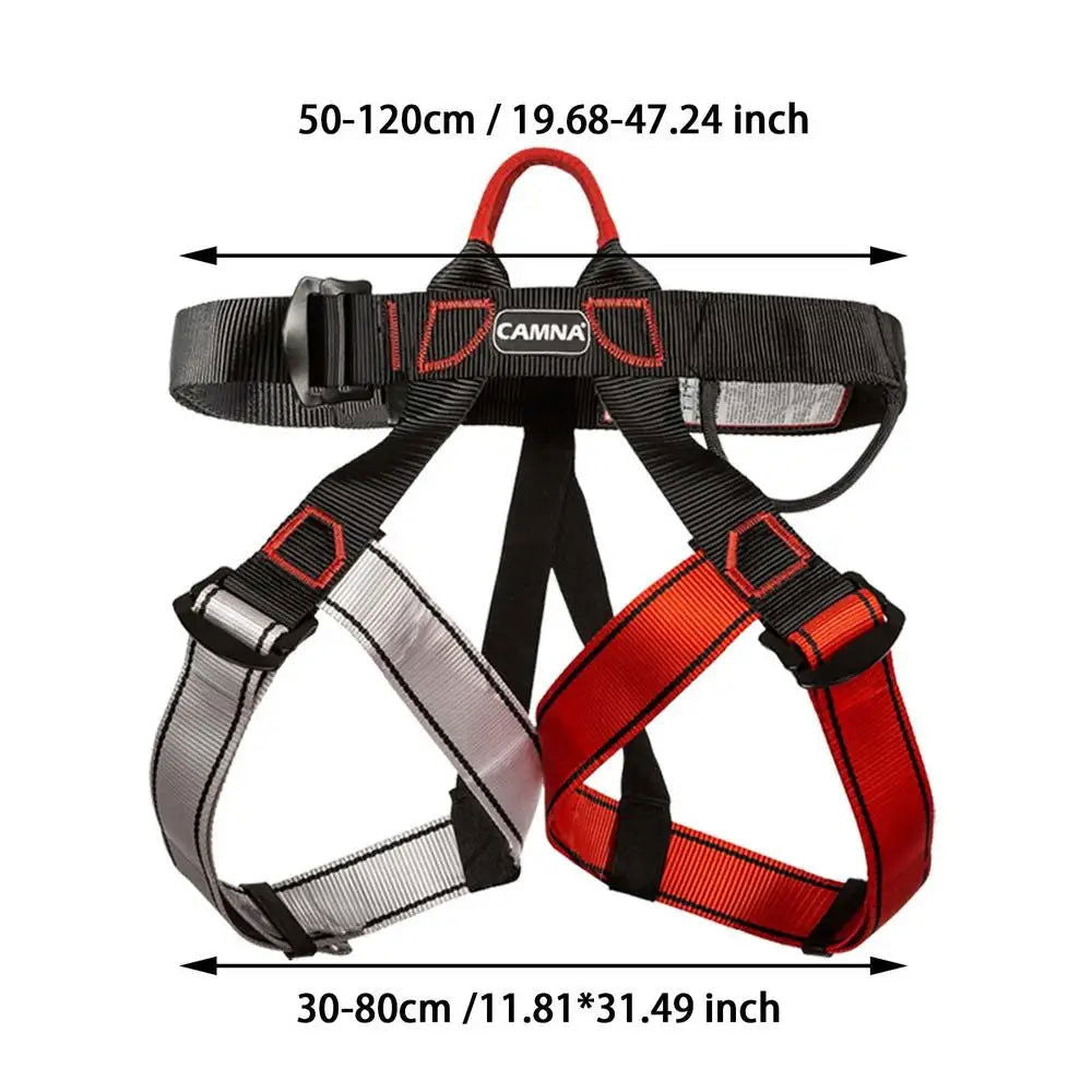 Anti-Fall Safety Belt Adjustable Harness for Outdoor Activities Half-Body Climbing Mountain Work Tools Altitude Climbing himalipasal