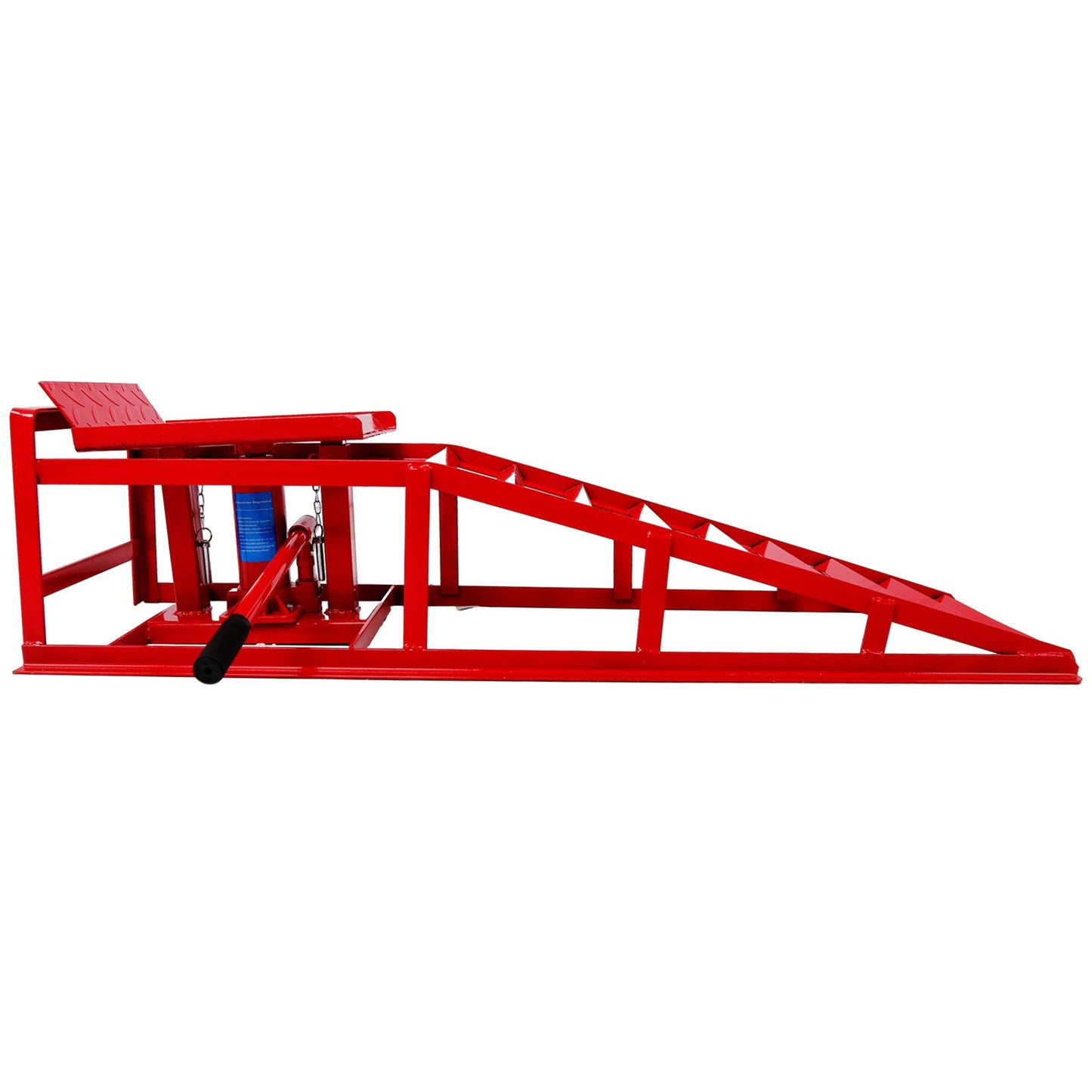 Auto Car Truck Service Ramps Lifts, Garage Car Lift Hydraulic Ramps Black 5 Ton,Automotive Hydraulic Lift Repair Frame Lift(2 Pack) red himalipasal