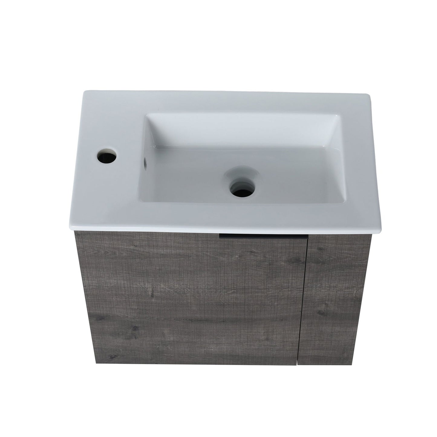 Bathroom Vanity with Sink 22 Inch for Small Bathroom,Floating Bathroom Vanity with Soft Close Door,Small Bathroom Vanity with Sink, 22x13 (KD-Packing) himalipasal