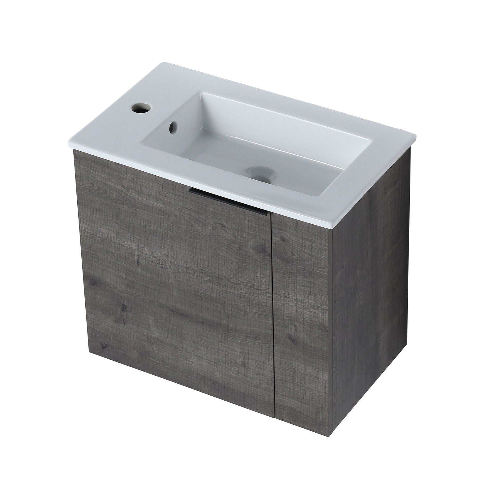 Bathroom Vanity with Sink 22 Inch for Small Bathroom,Floating Bathroom Vanity with Soft Close Door,Small Bathroom Vanity with Sink, 22x13 (KD-Packing) himalipasal