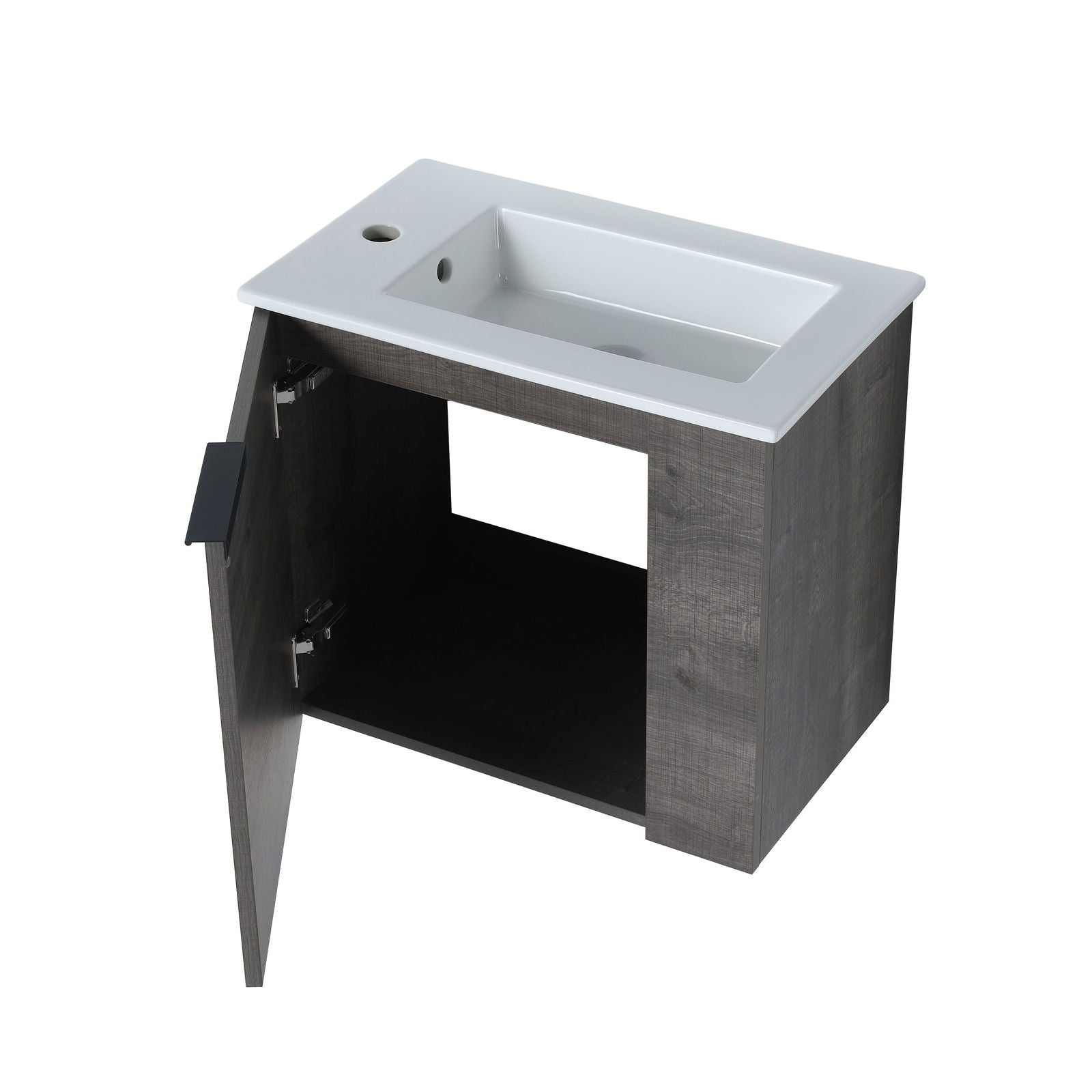 Bathroom Vanity with Sink 22 Inch for Small Bathroom,Floating Bathroom Vanity with Soft Close Door,Small Bathroom Vanity with Sink, 22x13 (KD-Packing) himalipasal