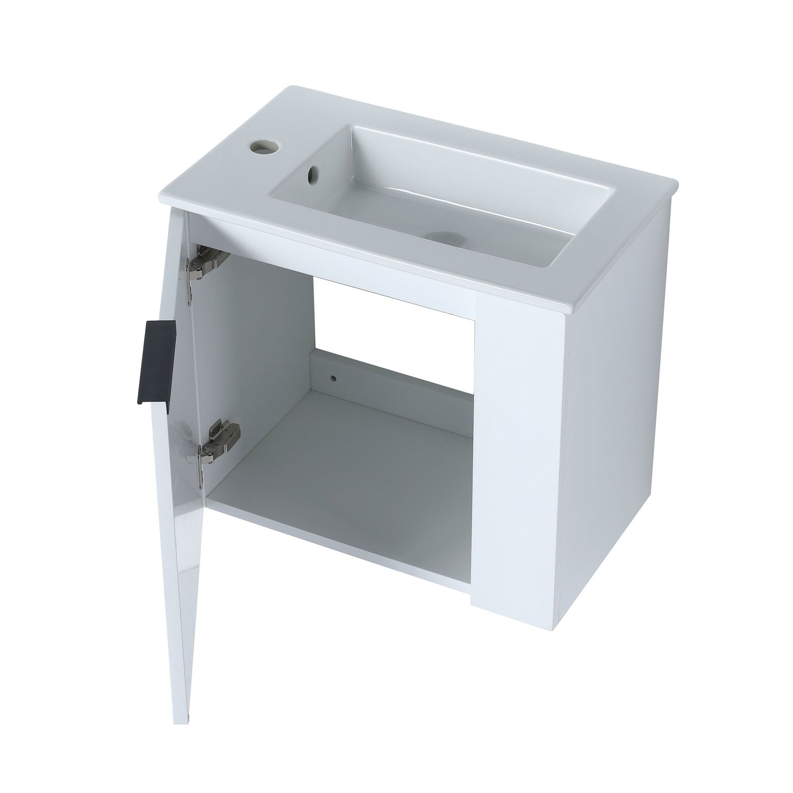 Bathroom Vanity with Sink 22 Inch for Small Bathroom,Floating Bathroom Vanity with Soft Close Door,Small Bathroom Vanity with Sink, 22x13 (KD-Packing) himalipasal