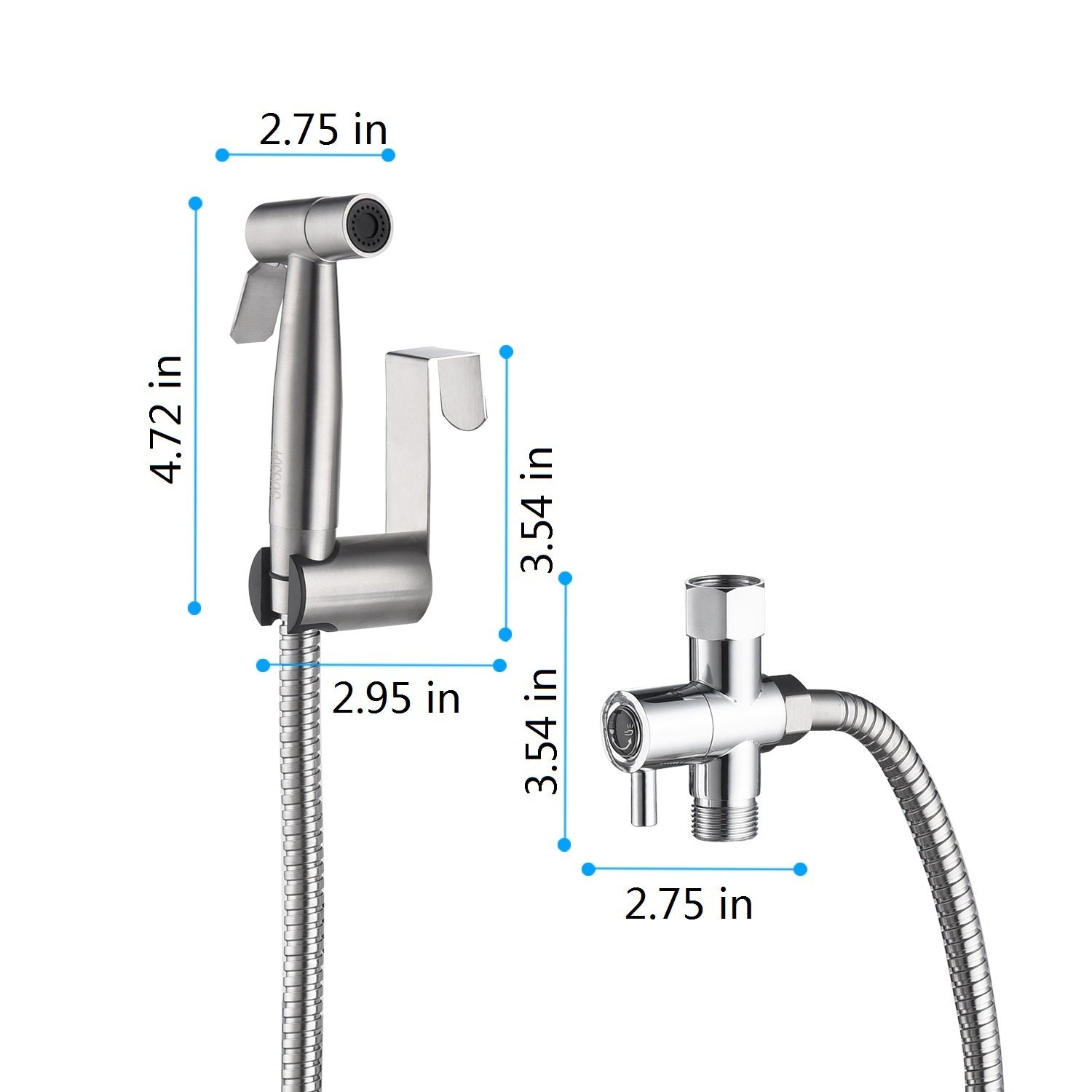 Bidet Sprayer for Toilet, Handheld Cloth Diaper Sprayer himalipasal