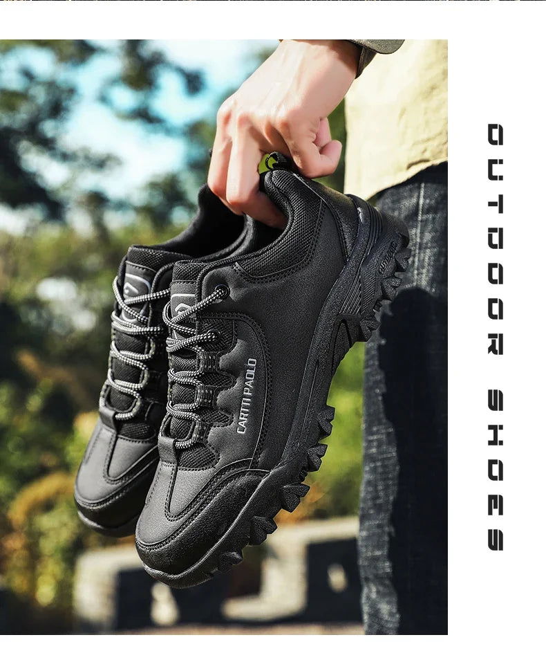 Booties Man Soccer Walker Work Sneakers For Men Winter Footwear Men's Hiking Shoes Original Brand Tennis Mountaineering Tennis himalipasal