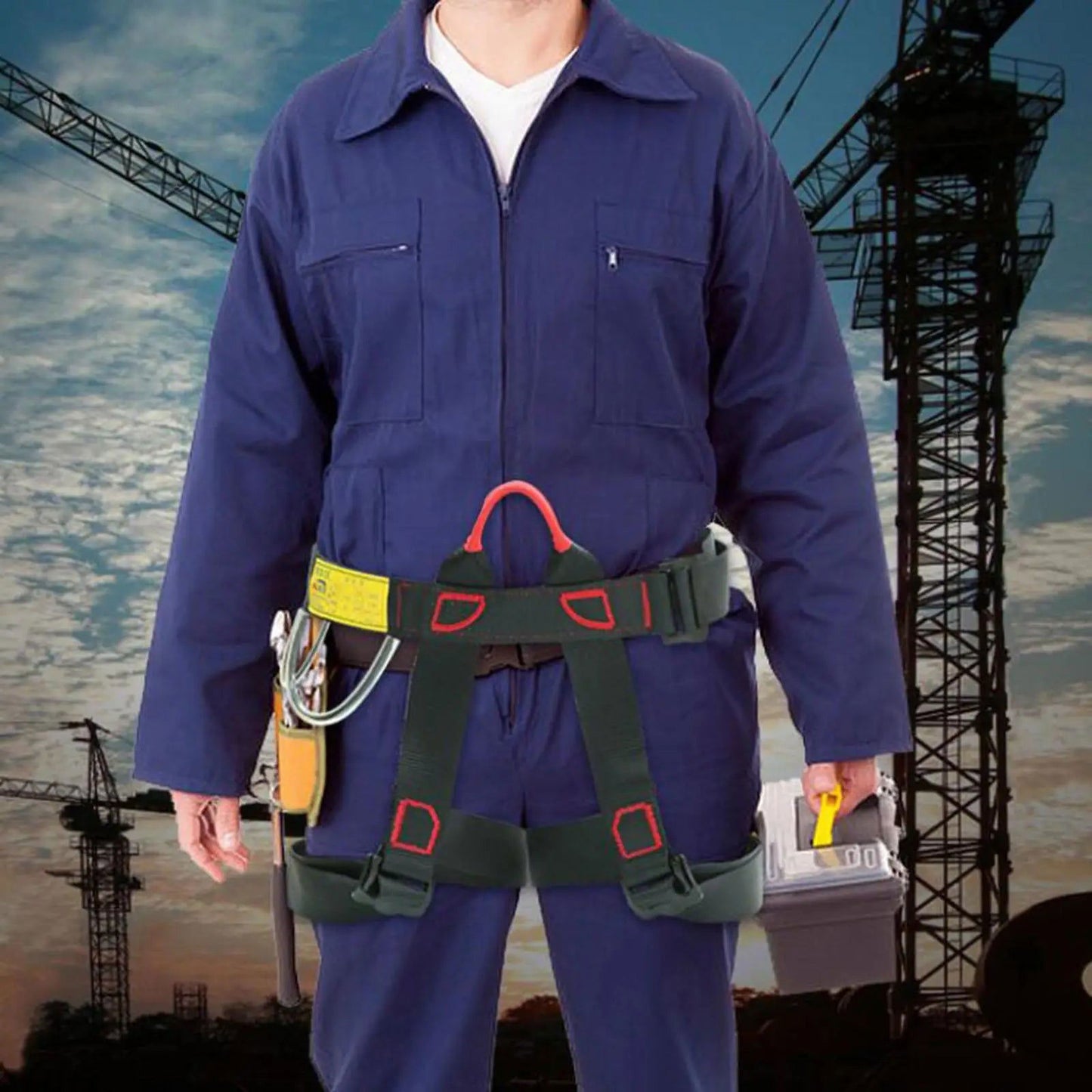 Climbing Harness, Protect Waist Harness, Half Body Harness for Mountaineering himalipasal