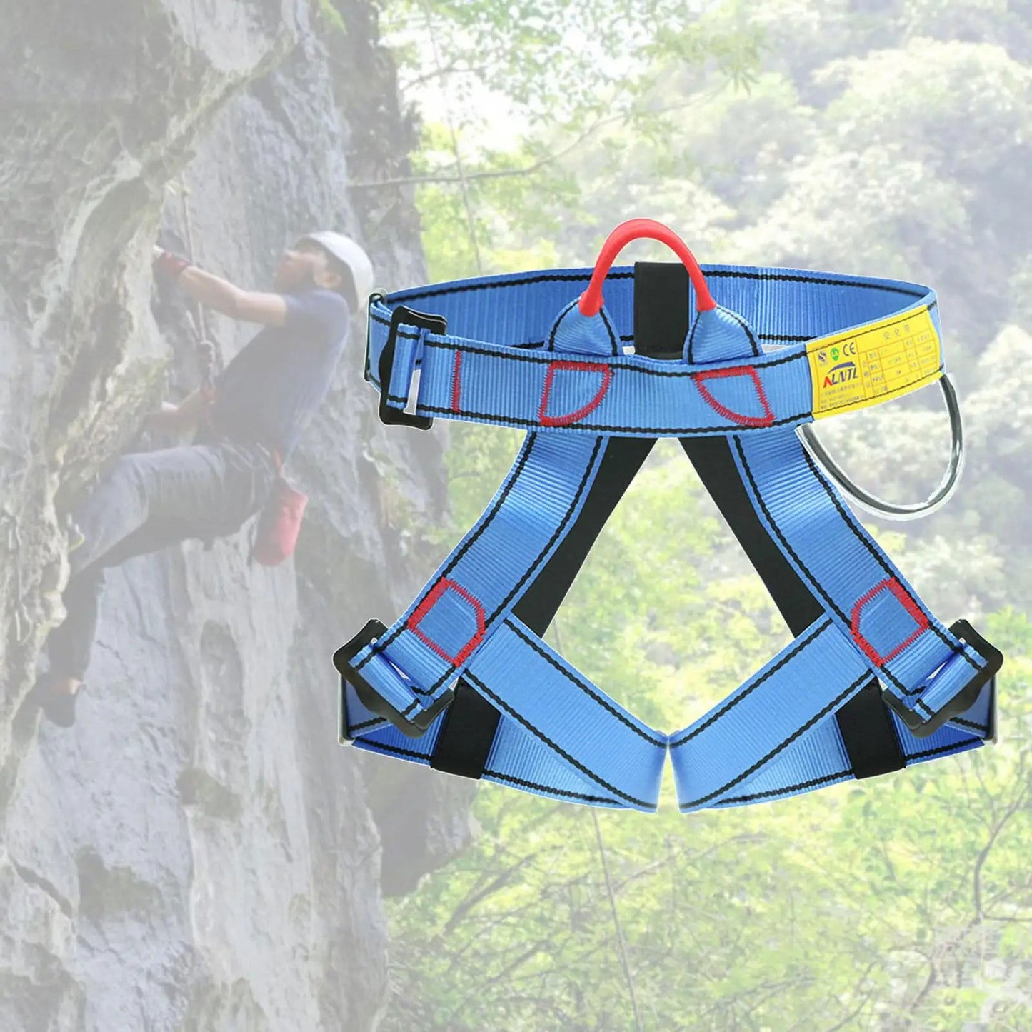 Climbing Harness, Protect Waist Harness, Half Body Harness for Mountaineering himalipasal