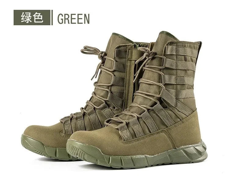 Combat Boot Green Desert Brown Boot Lightweight Training Boots Hiking Boots For Man Tactical Boots Bota Masculina himalipasal