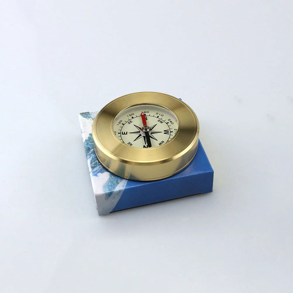 Compass Hiking Gear Geology Mountaineering Pocket Mini Brass Navigation Acrylic Travel himalipasal