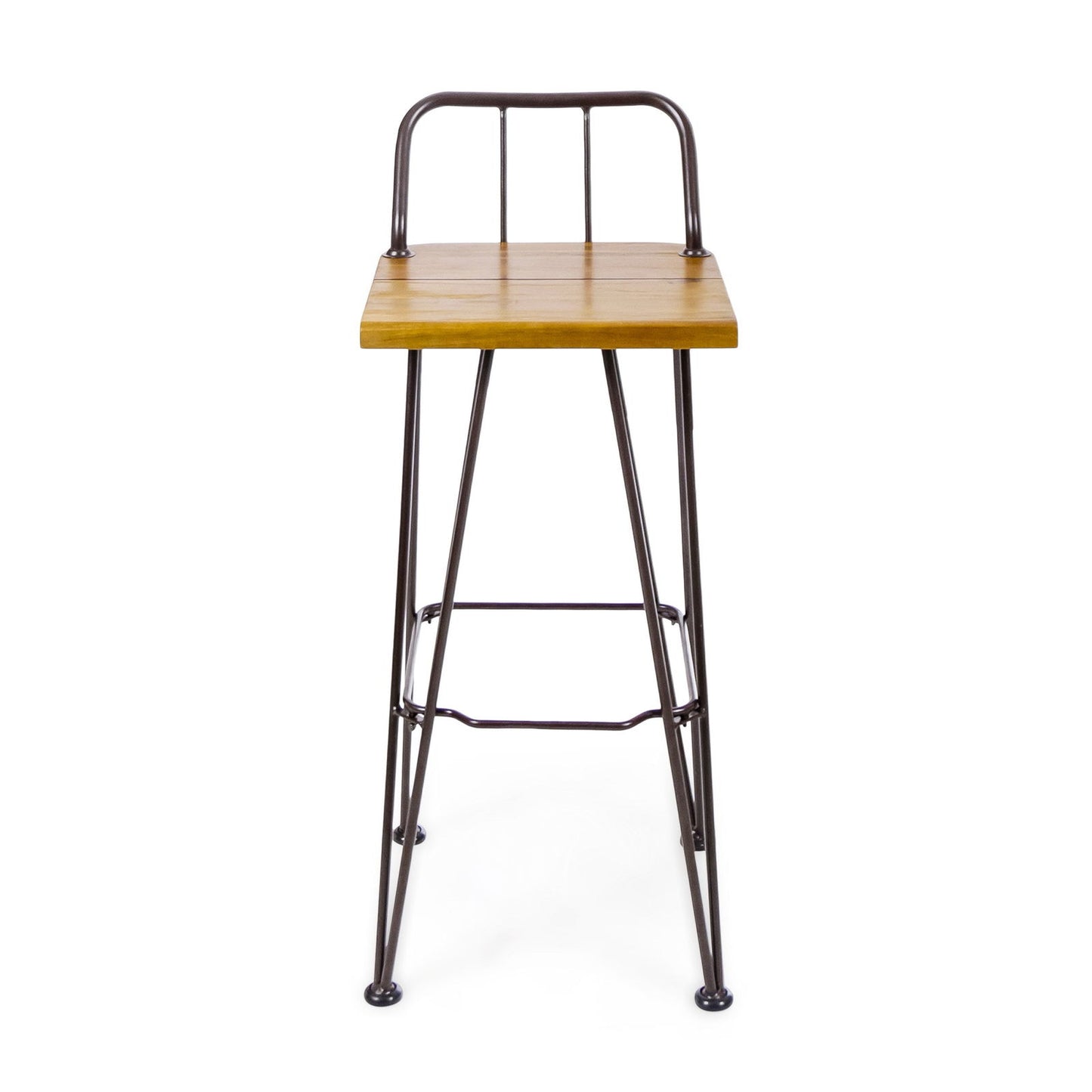 DENALI INDUSTIAL WOOD AND METAL BARSTOOL himalipasal