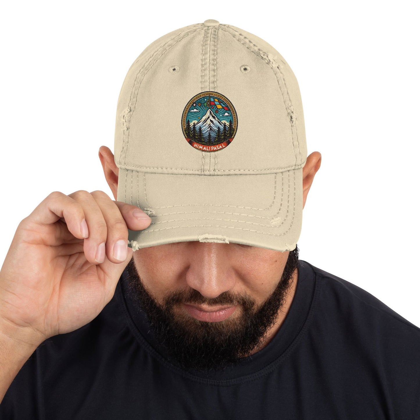 Distressed Dad Hat himalipasal