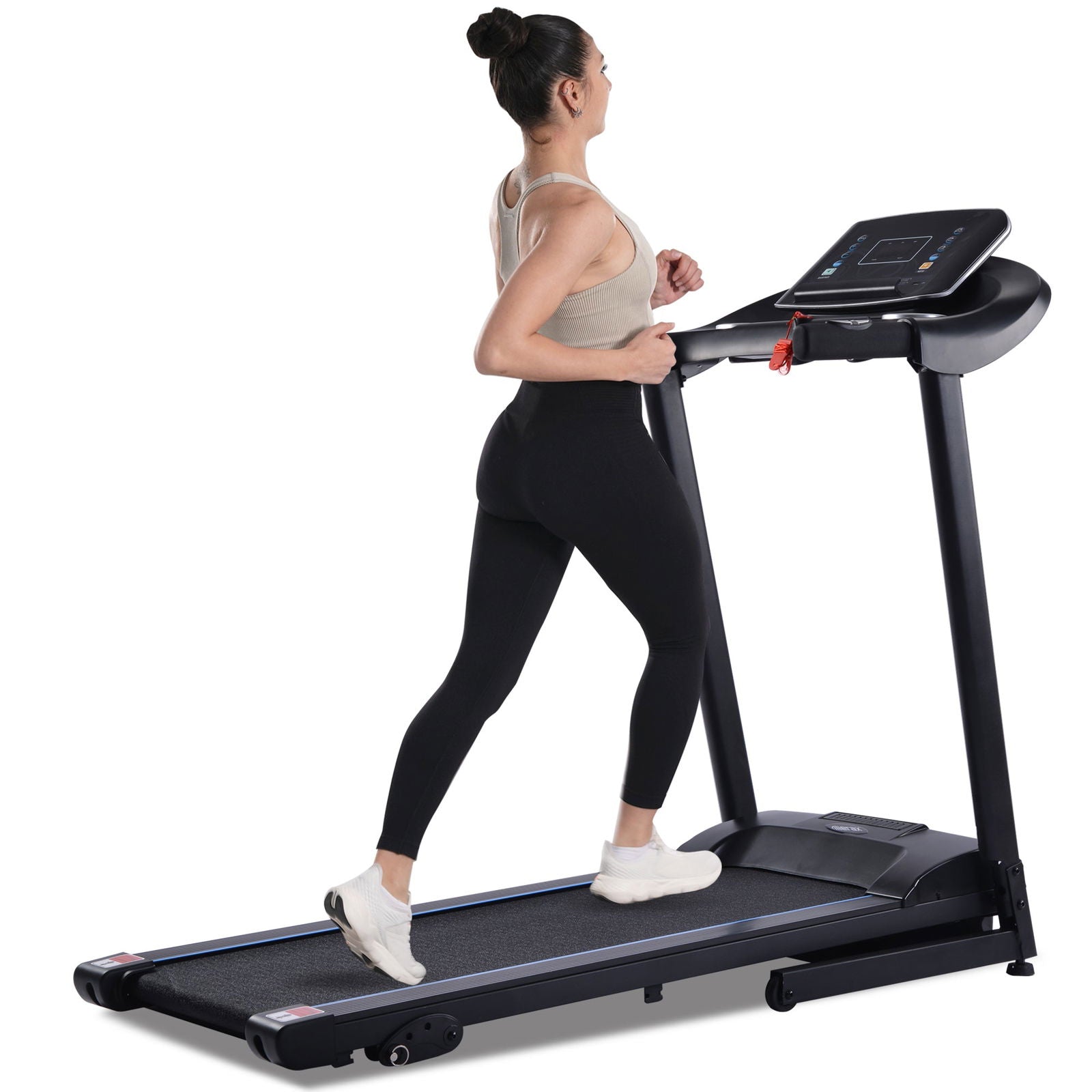 Electric Motorized Treadmill with Audio Speakers, Max. 10 MPH and Incline for Home Gym himalipasal