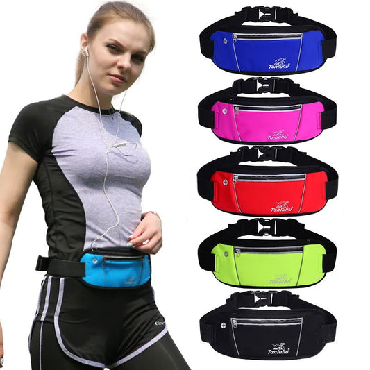 Fashionable outdoor sports waist bag ultra-thin, close fitting running mobile phone waist bag waterproof marathon equipment himalipasal