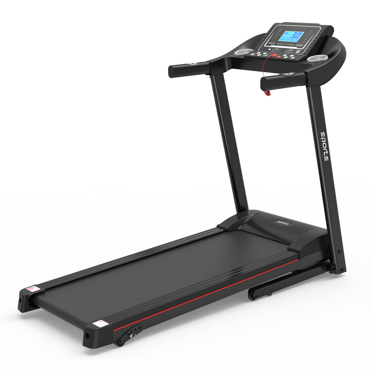 Fitshow App Home Foldable Treadmill with Incline, Folding Treadmill for Home Workout, Electric Walking Running Treadmill Machine 5" LCD Screen 250 LB Capacity Bluetooth Music himalipasal