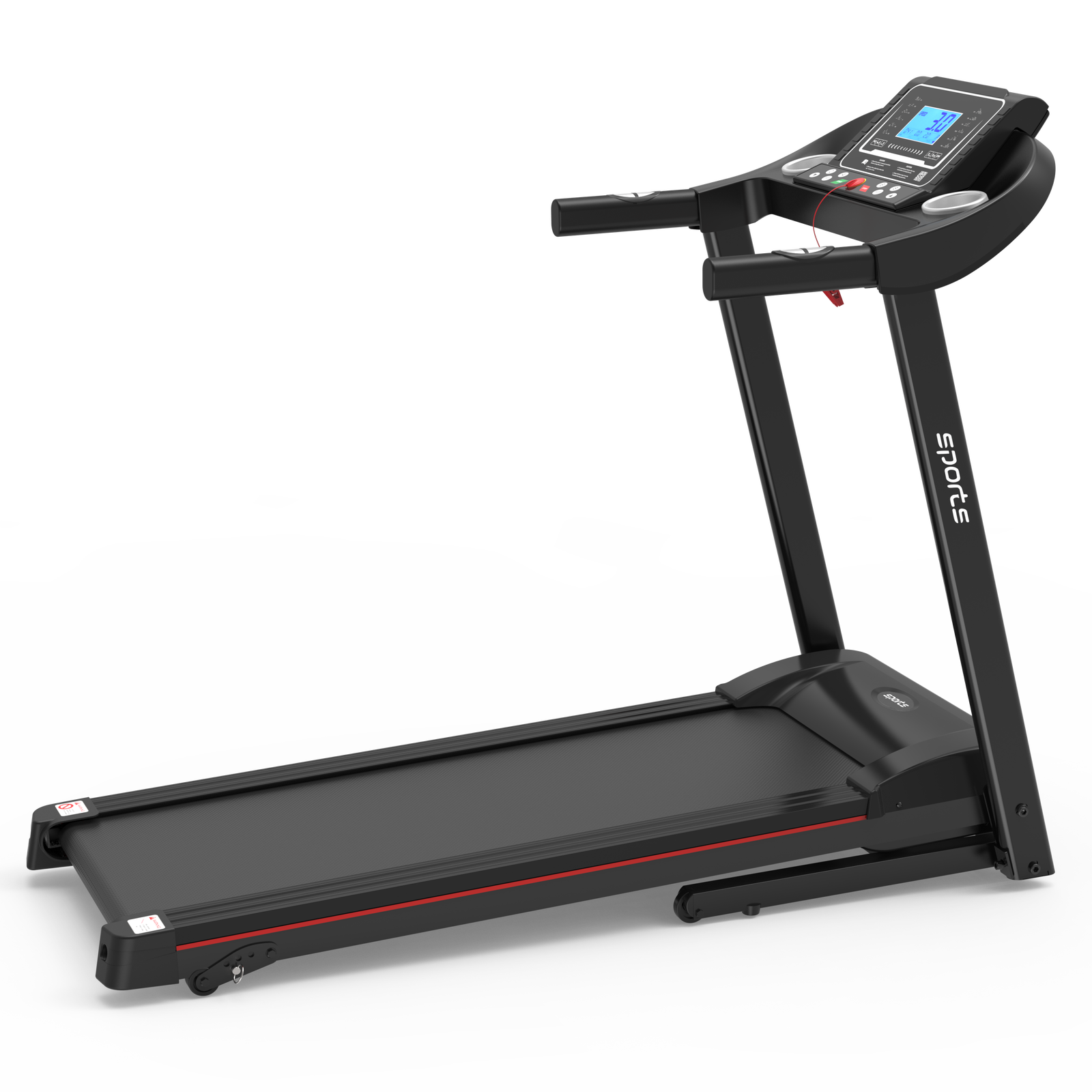 Fitshow App Home Foldable Treadmill with Incline, Folding Treadmill for Home Workout, Electric Walking Running Treadmill Machine 5" LCD Screen 250 LB Capacity Bluetooth Music himalipasal