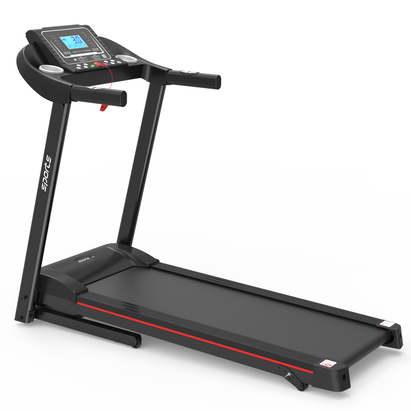 Fitshow App Home Foldable Treadmill with Incline, Folding Treadmill for Home Workout, Electric Walking Running Treadmill Machine 5" LCD Screen 250 LB Capacity Bluetooth Music himalipasal