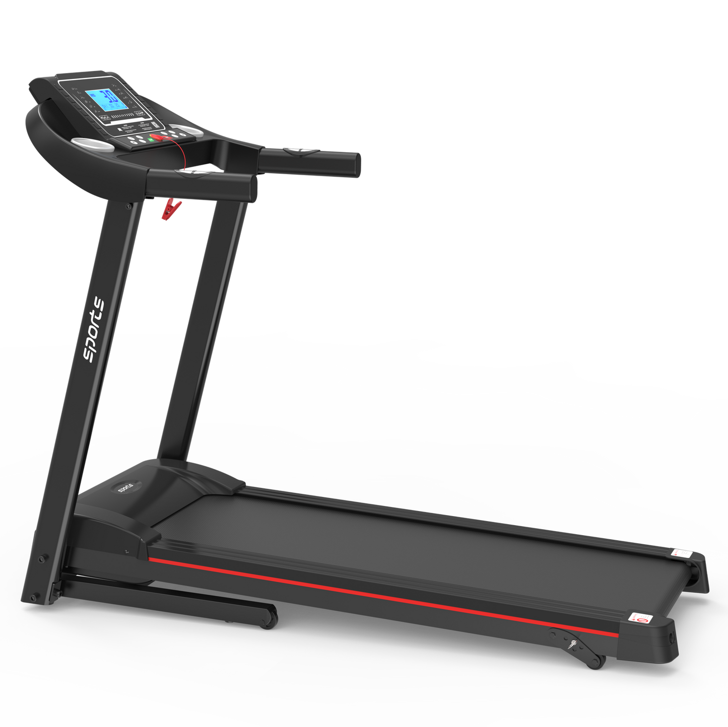 Fitshow App Home Foldable Treadmill with Incline, Folding Treadmill for Home Workout, Electric Walking Running Treadmill Machine 5" LCD Screen 250 LB Capacity Bluetooth Music himalipasal